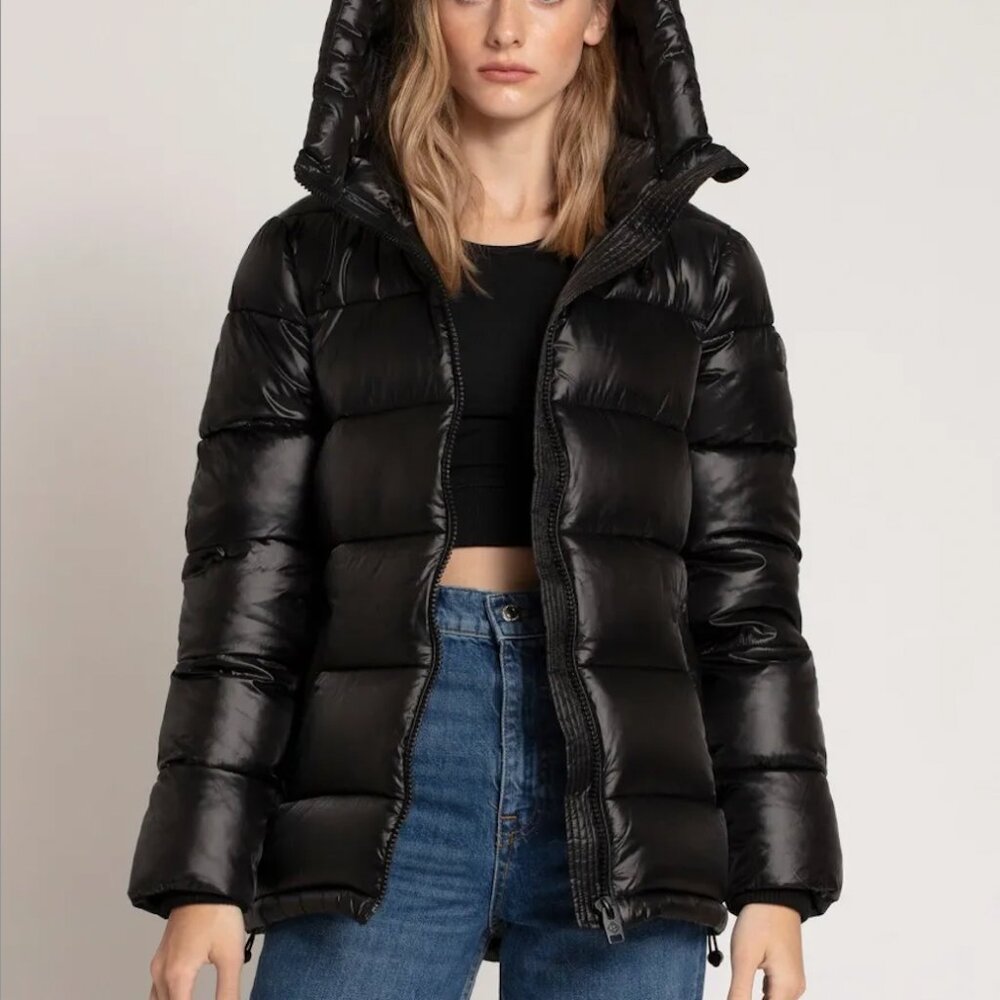 High Collar Super Puff Jacket by Point Zero like TNA and Soia Kyo size MED